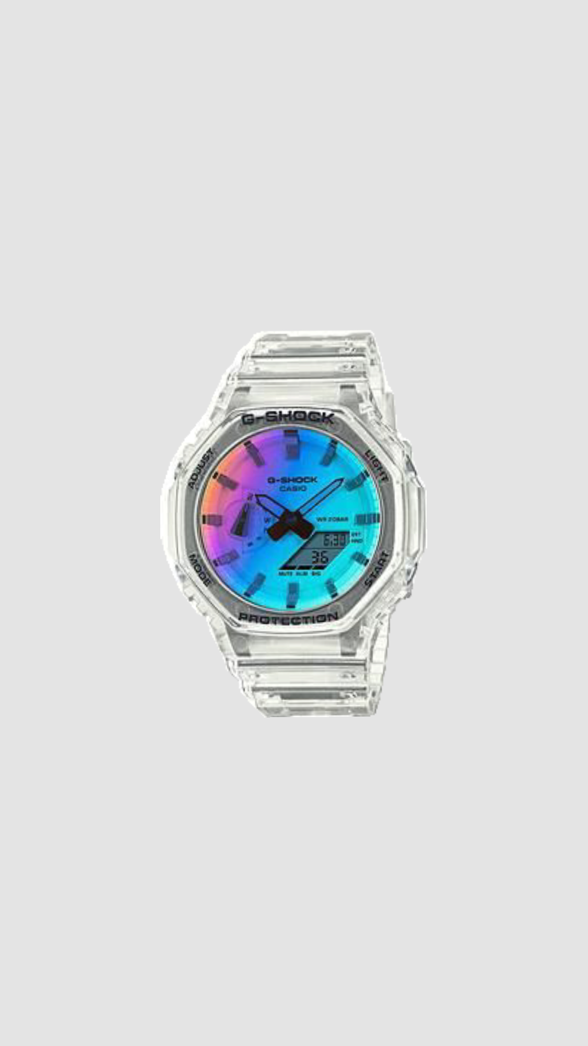 G-shock transparent multi
